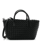 Nappa Intrecciato Mini Cabat Black