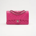 Chanel Pink Timeless Medium Double Flap Bag 2014