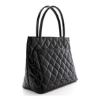 Patent Medallion Tote Black