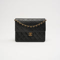 Chanel Flap Bag Small Lamb Black 2002