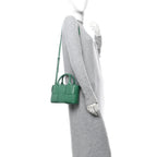 Nappa Maxi Intreccio Mini Arco Tote Green