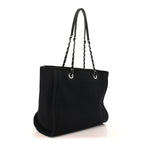 Mixed Fibers Small Deauville Tote Black