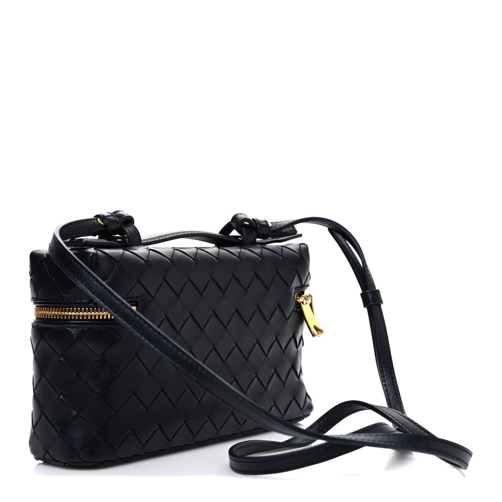 Calfskin Intrecciato Bang Bang Vanity Case Nocturnal