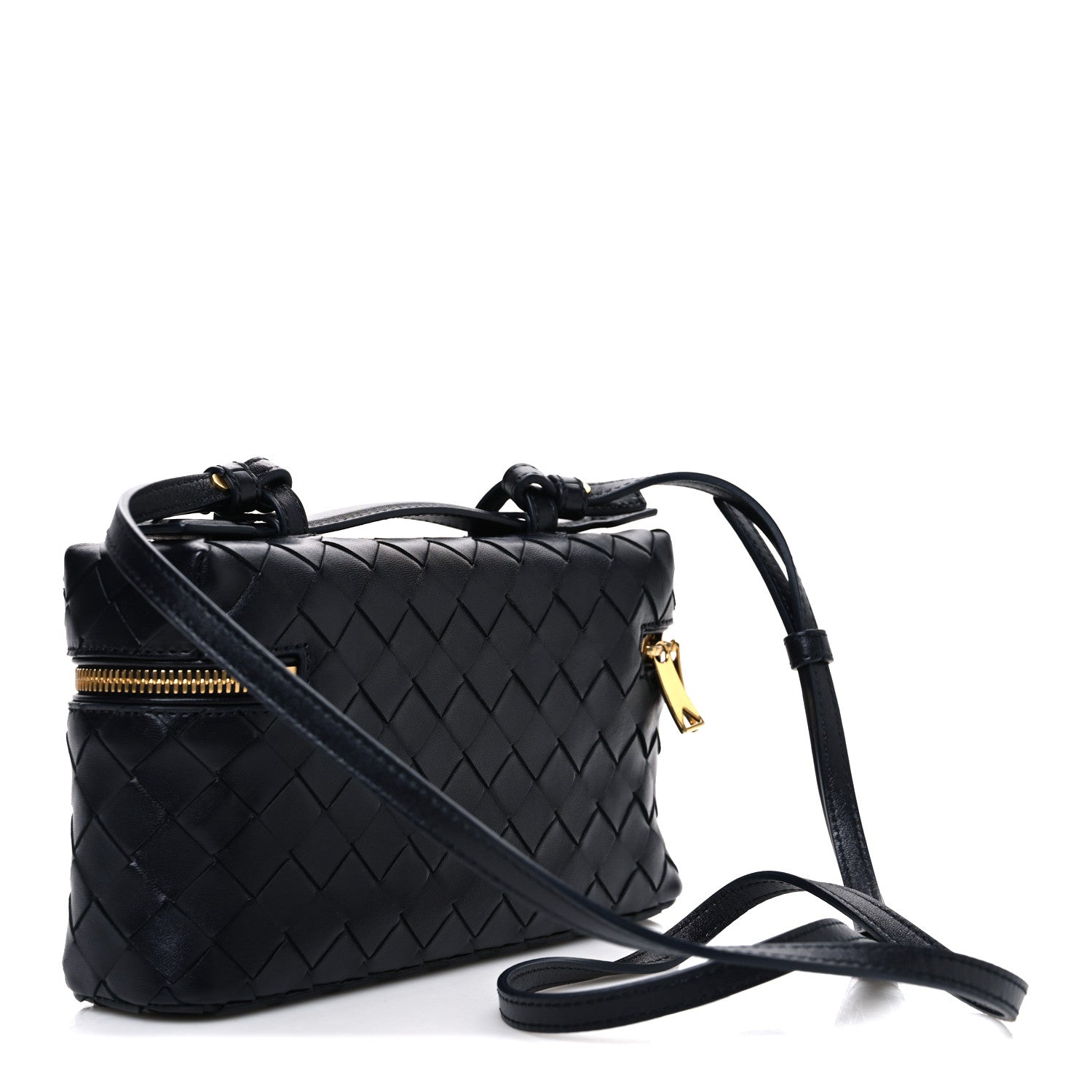Calfskin Intrecciato Bang Bang Vanity Case Nocturnal