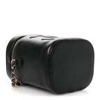 Lambskin Timeless Vanity Cosmetic Case Black