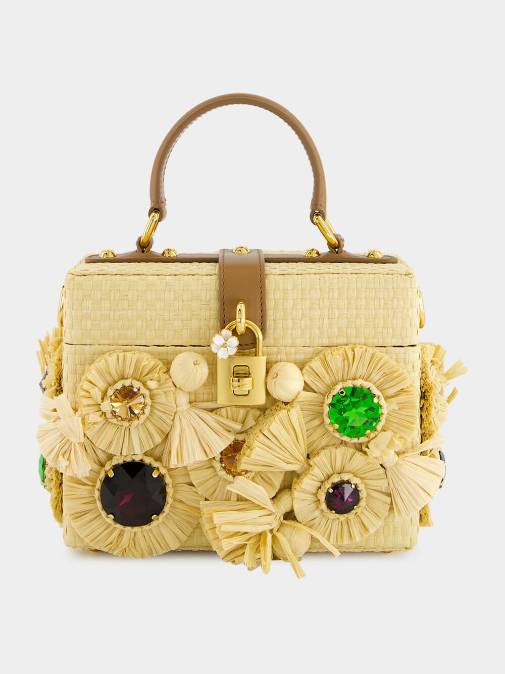 Dolce Box Raffia Bag