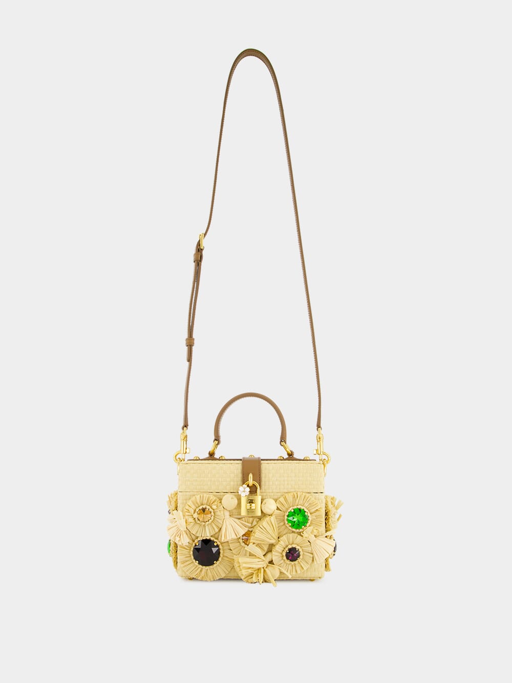Dolce Box Raffia Bag