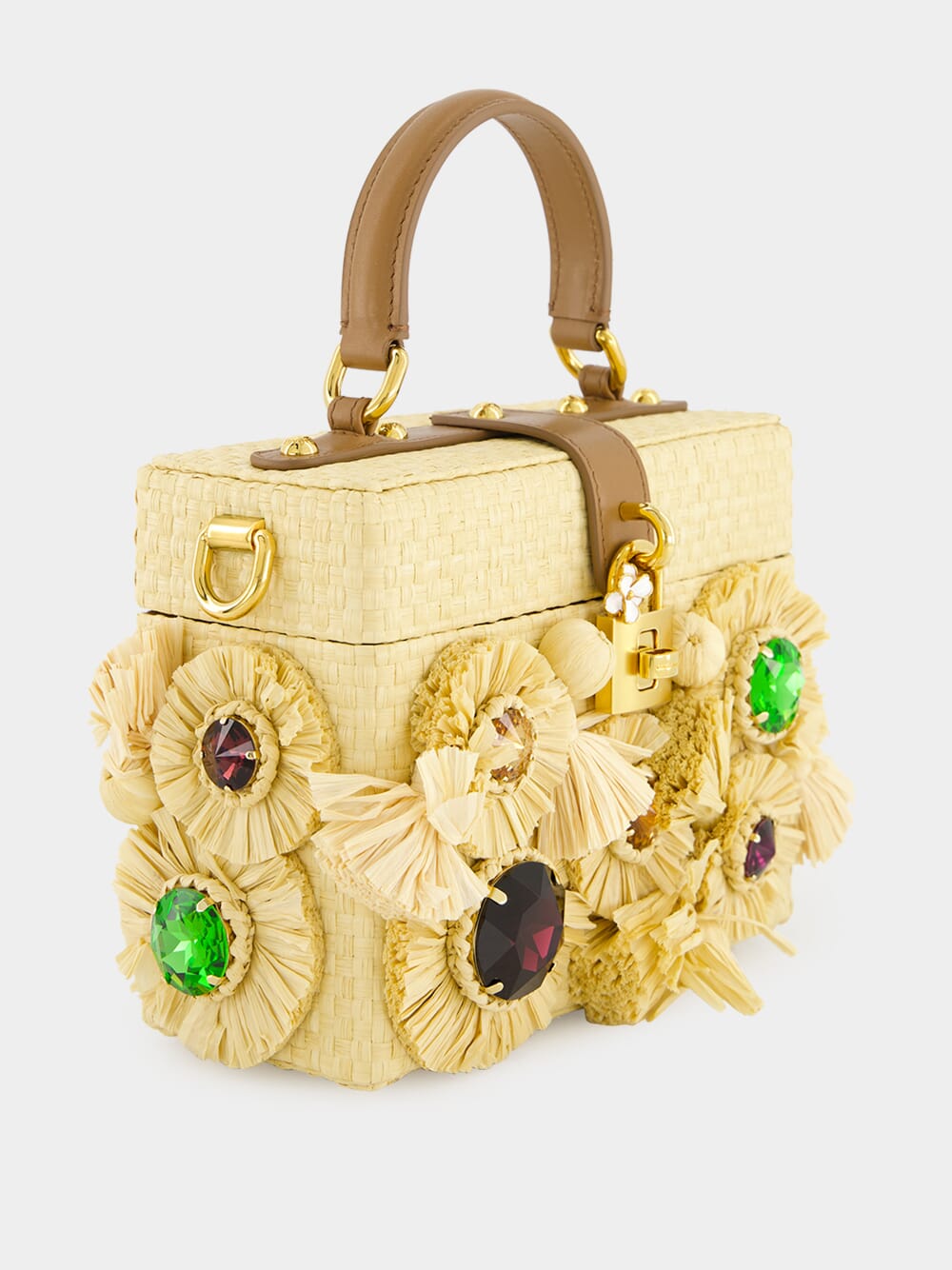 Dolce Box Raffia Bag