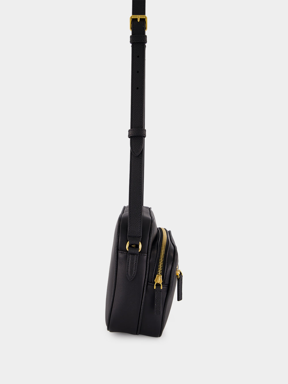 Black Leather Camera Case