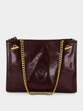 Brown Cabine Leather Shoulder Bag