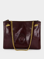 Brown Cabine Leather Shoulder Bag