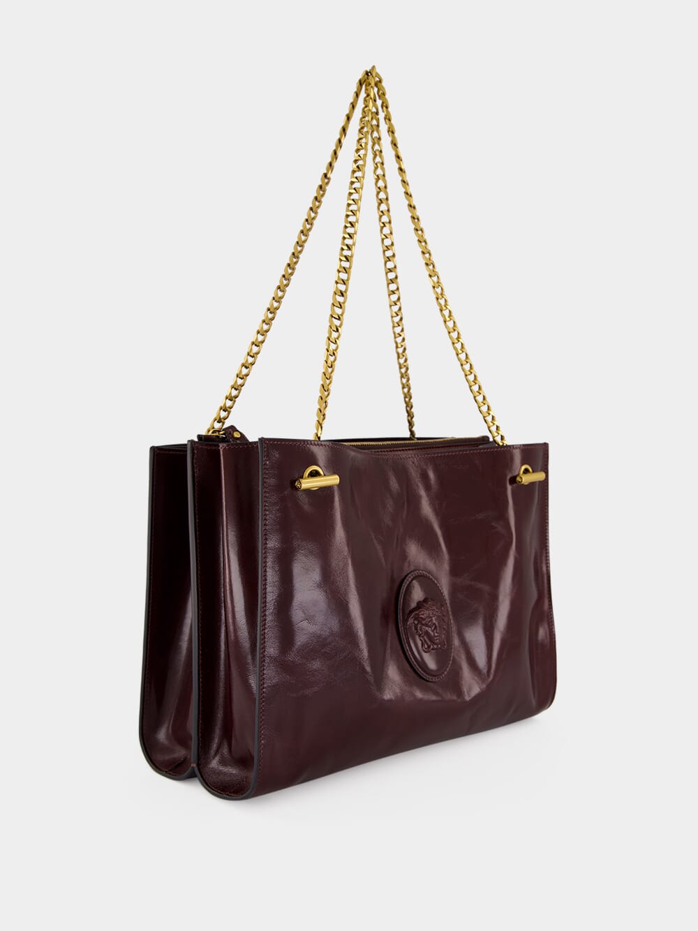 Brown Cabine Leather Shoulder Bag