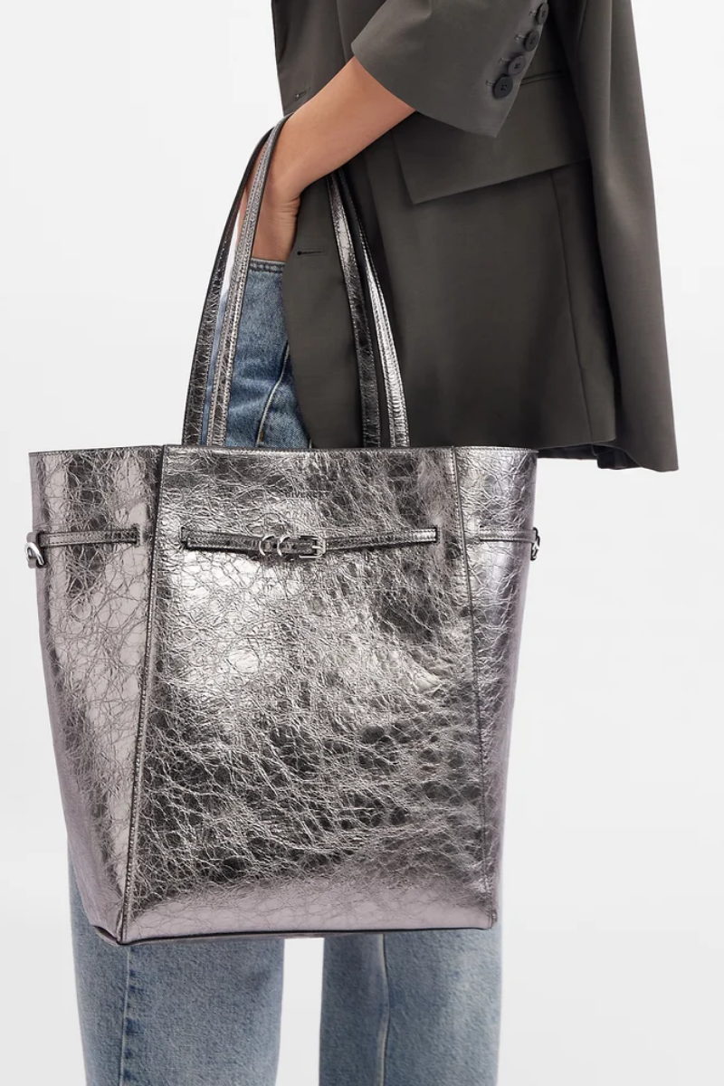 Givenchy Voyou - Medium North-South Tote_Silvery Grey