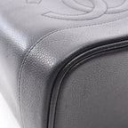 Chanel CC Caviar Vanity Black Case