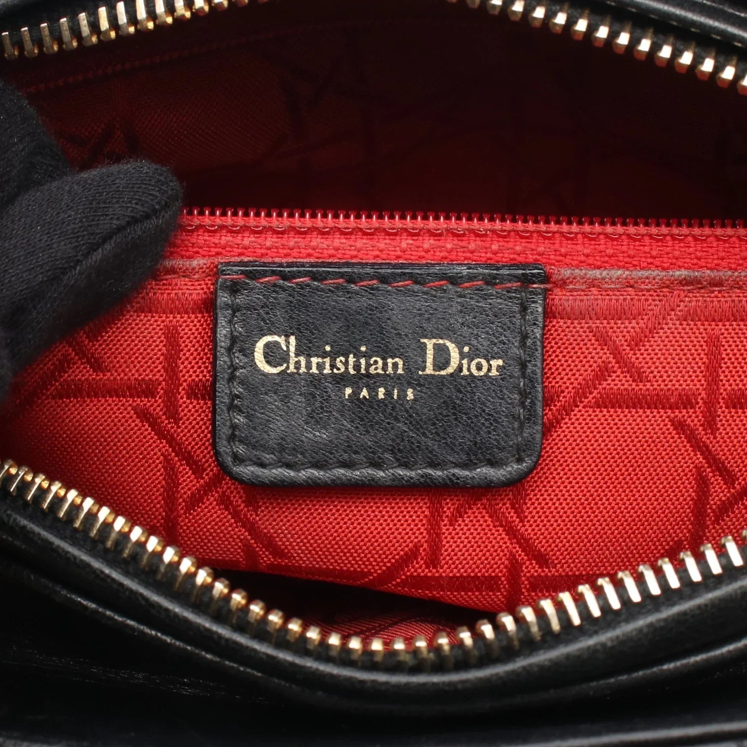 Christian Dior Lady Dior Medium Cannage GHW Bag