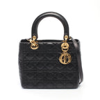 Christian Dior Lady Dior Medium Cannage GHW Bag