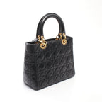 Christian Dior Lady Dior Medium Cannage GHW Bag