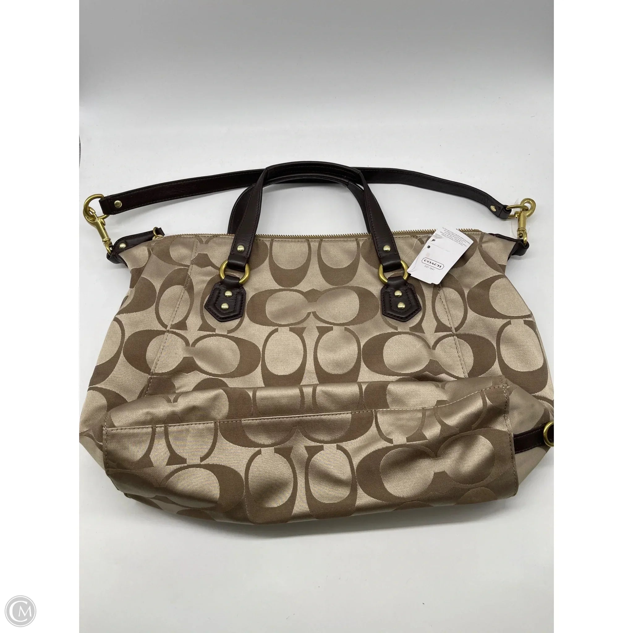 Handbag Designer By Coach, Size: Large