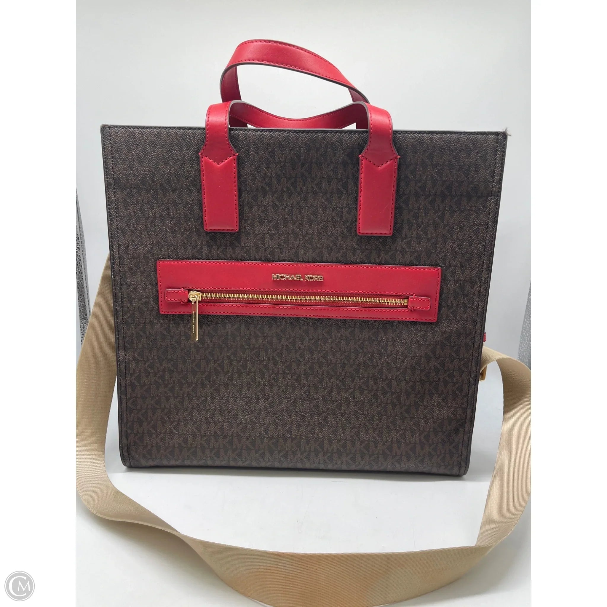 Handbag Designer By Michael Kors, Size: Large