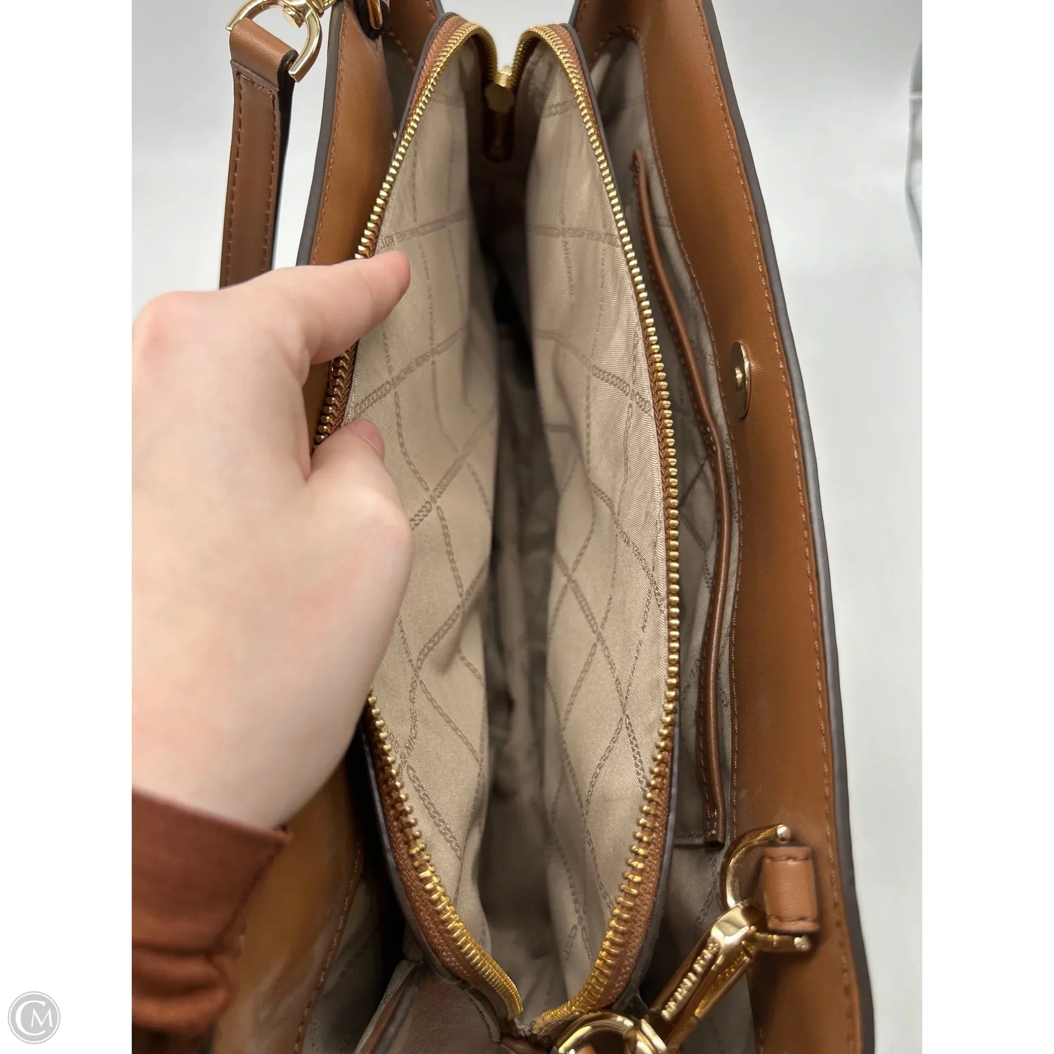 Crossbody Designer By Michael Kors, Size: Large