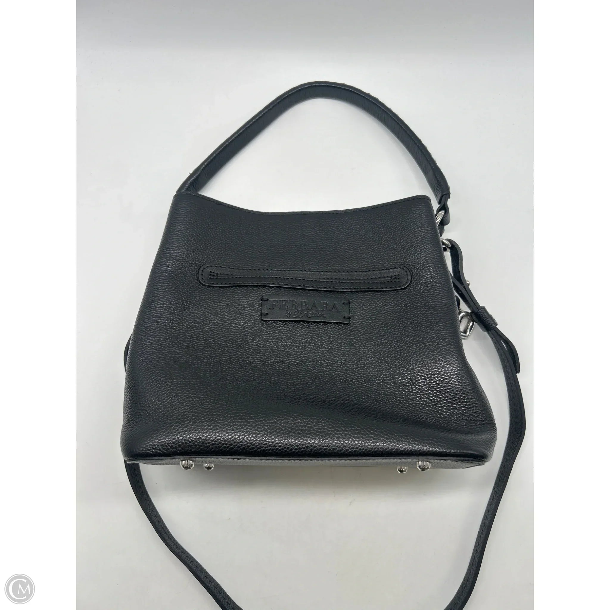 Handbag Leather By Brighton, Size: Medium