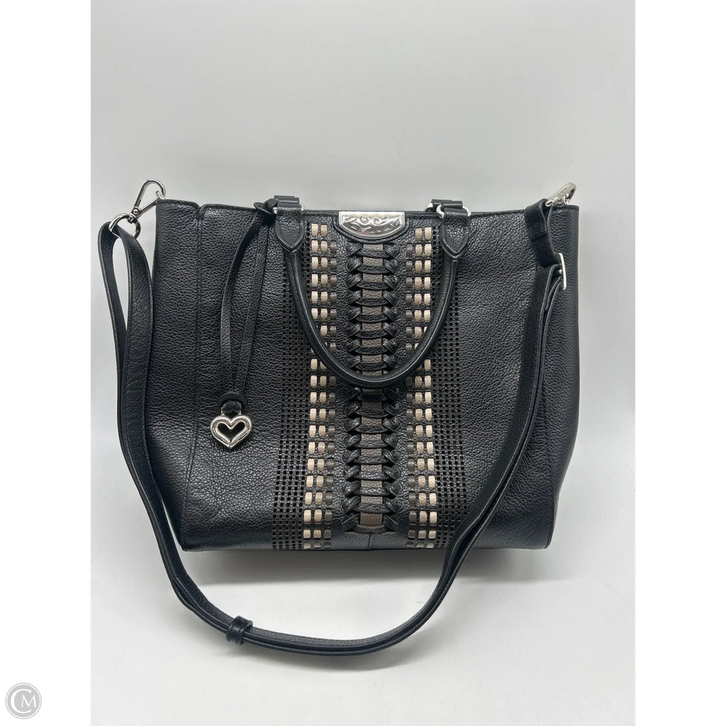 Handbag Leather By Brighton, Size: Medium