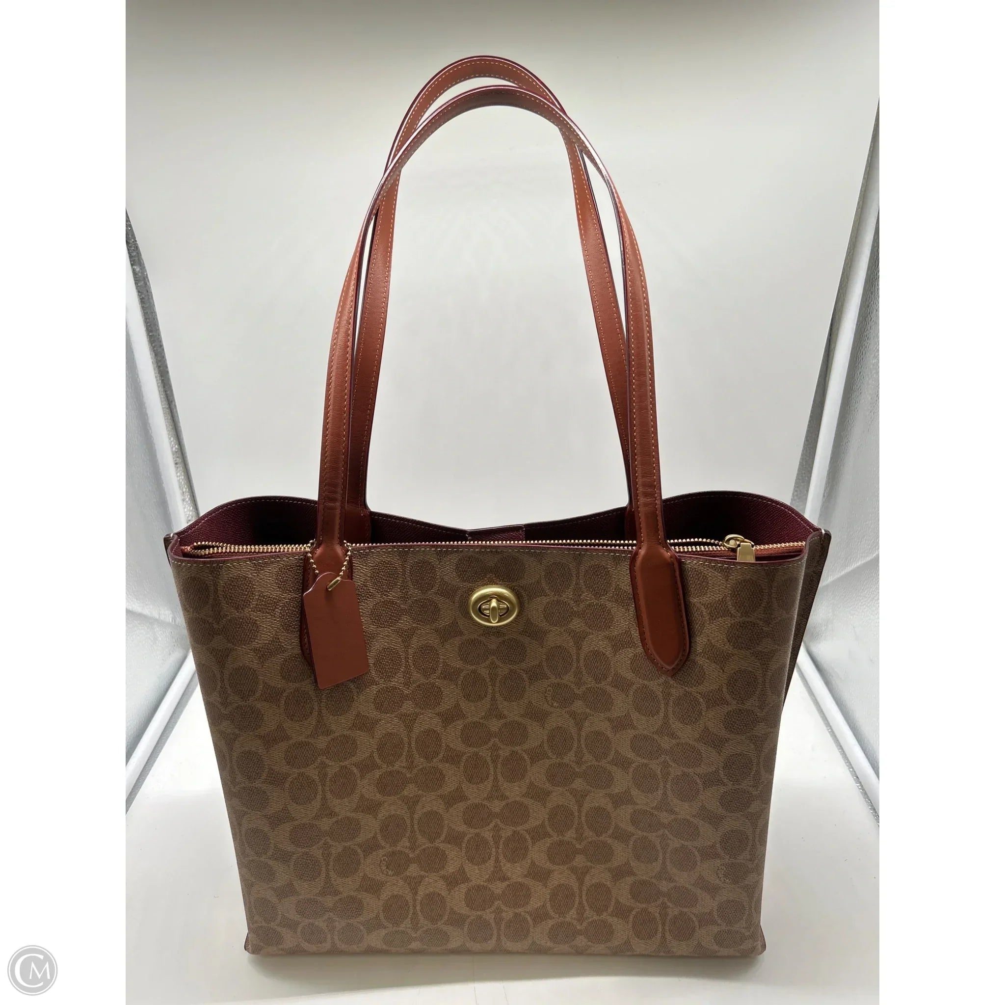 Handbag Designer By Coach, Size: Large