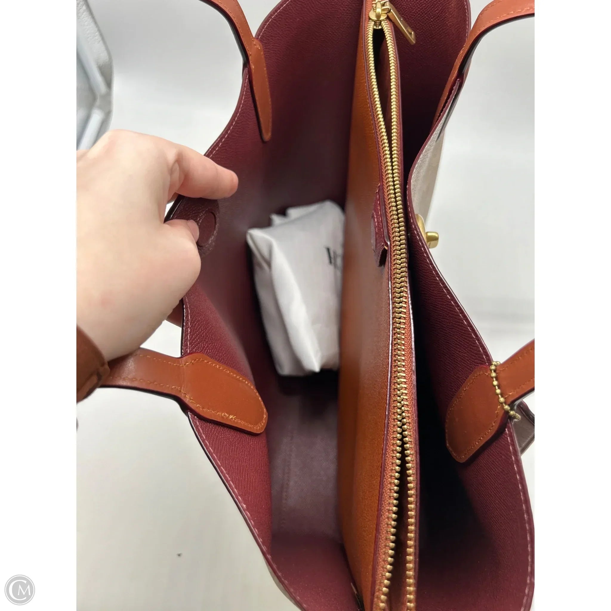 Handbag Designer By Coach, Size: Large