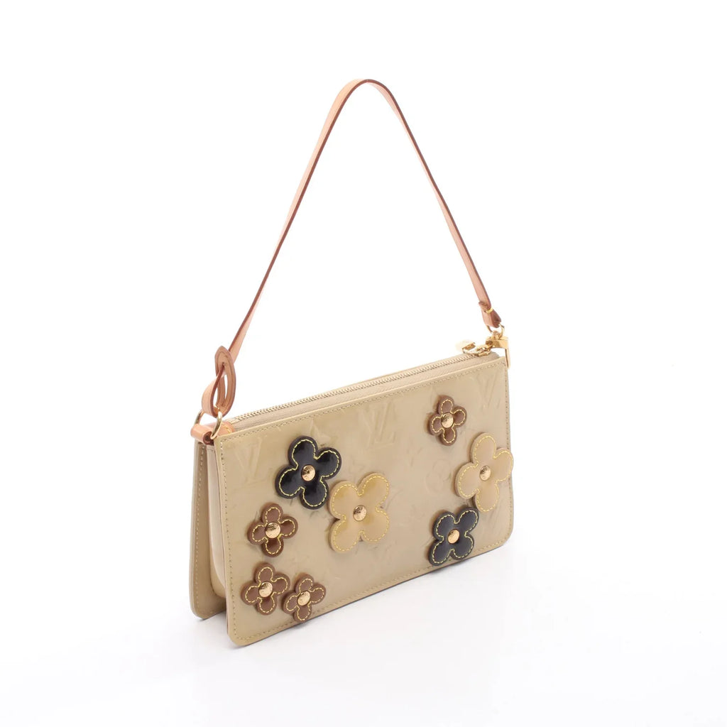 Louis Vuitton Lexington Momogram Vernis Floral Pochette Bag