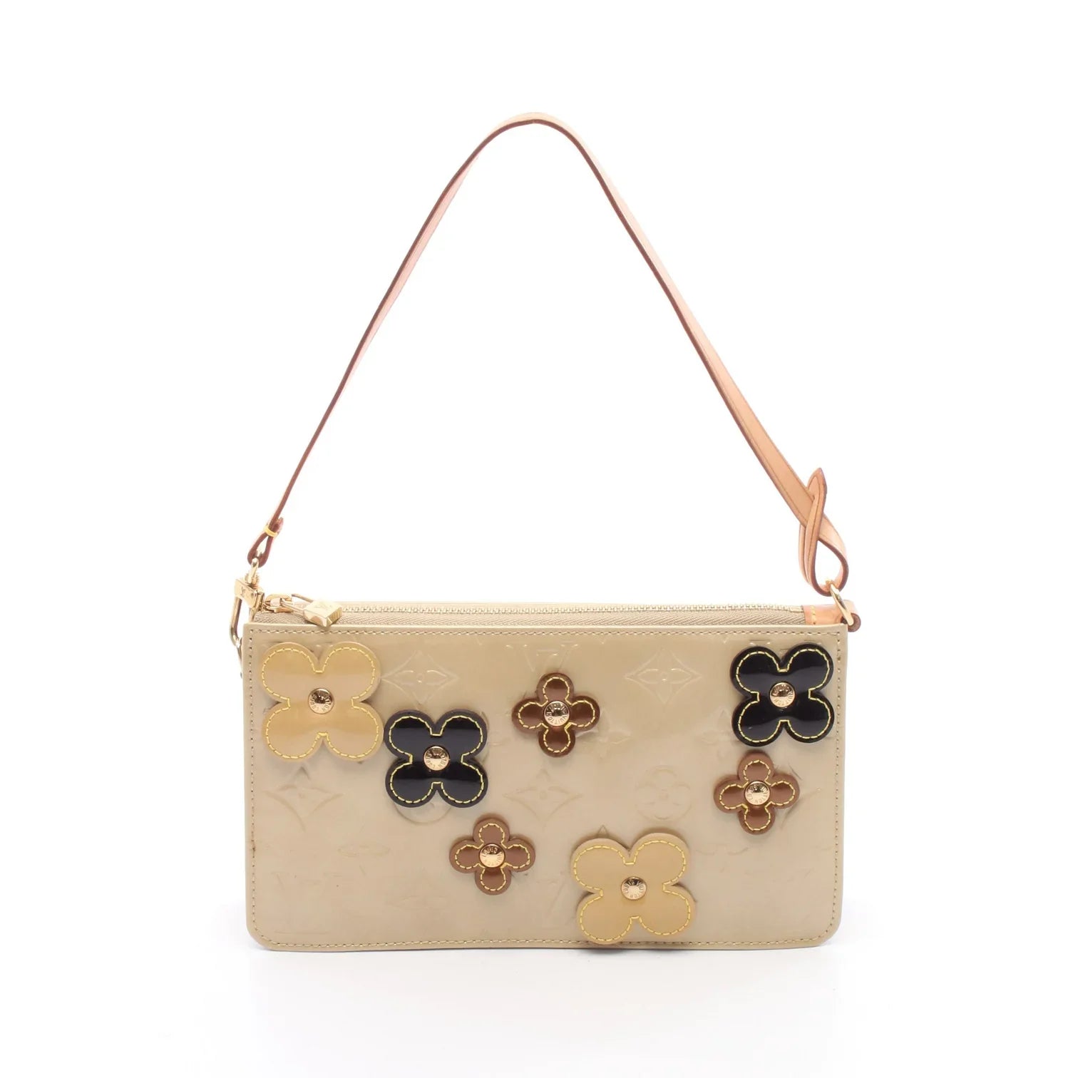 Louis Vuitton Lexington Momogram Vernis Floral Pochette Bag