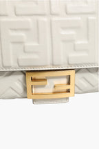 Fendi FF Embossed Women'suette Nappa Leather Women's Bag (Pre-Loved)