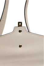 Gucci White Calfskin Leather Sylvie Crossbody Women's Bag (Pre-Loved)