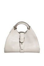 Gucci White Leather Stirrup Top Handle Women's Bag (Pre-Loved)
