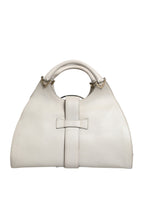 Gucci White Leather Stirrup Top Handle Women's Bag (Pre-Loved)