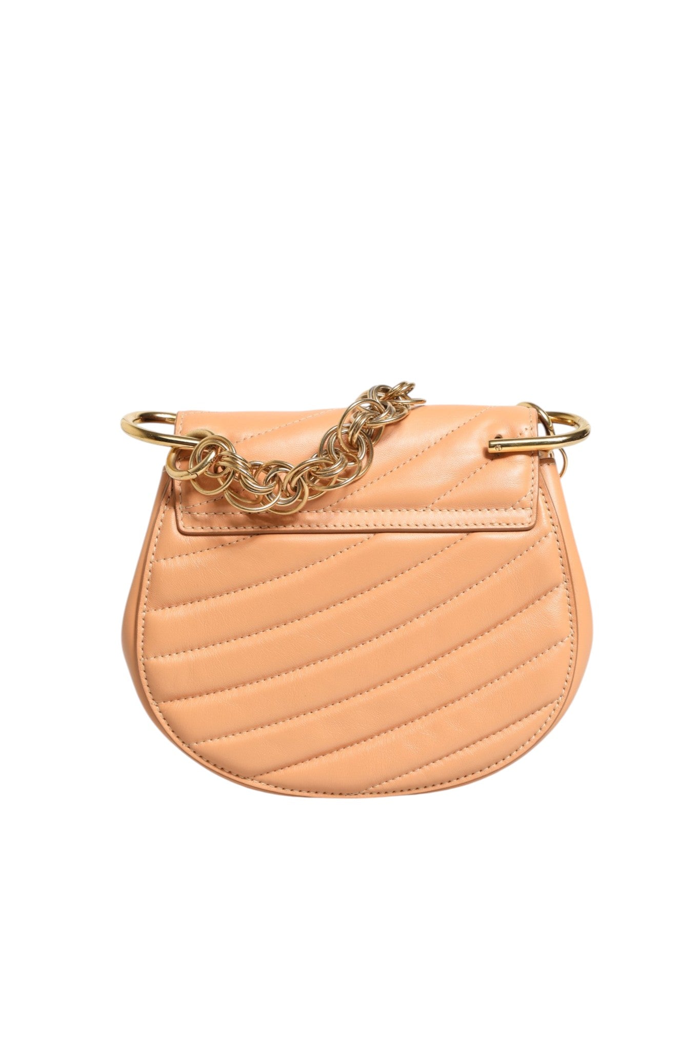 Chloé Quilted Calfskin Leather Drew Bijou Shoulder Women's Bag (Pre-Loved)