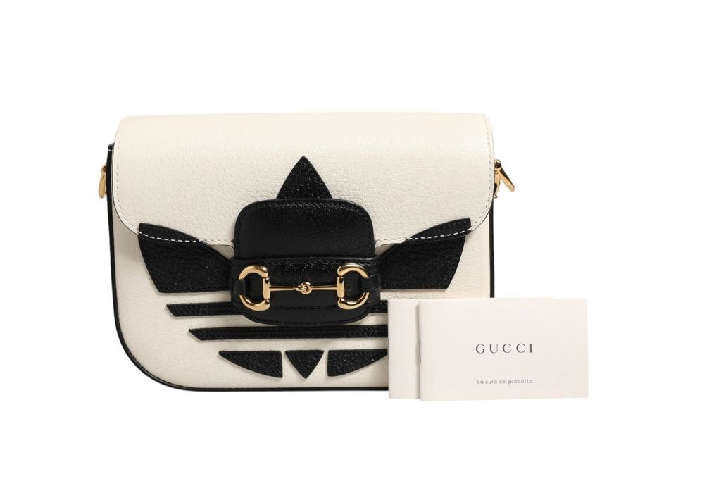 Gucci Gucci x Adidas 1955 Horsebit Shoulder Women's Bag (Pre-Loved)