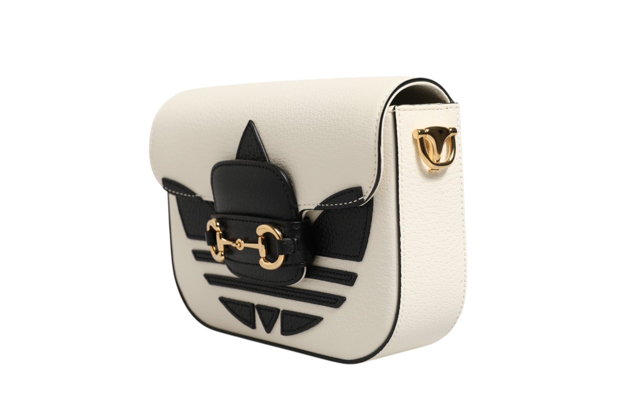 Gucci Gucci x Adidas 1955 Horsebit Shoulder Women's Bag (Pre-Loved)