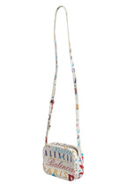 Balenciaga White Graffiti Print Leather Mini City Women's Handbag (Pre-Loved)