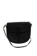 Burberry Black and Gold leather logo crossbody Women's bag (Pre-Loved)