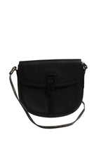 Burberry Black and Gold leather logo crossbody Women's bag (Pre-Loved)