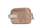 Prada Clay Gray Small Leather Shoulder Women's Bag (Pre-Loved)