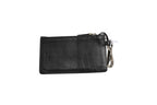 Fendi Vitello Liberty Studded Coin Pouch Key Case Women's Ardesia (Pre-Loved)