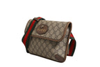 Gucci Supreme Neo Vintage Web Belt Crossbody Women's Bag (Pre-Loved)