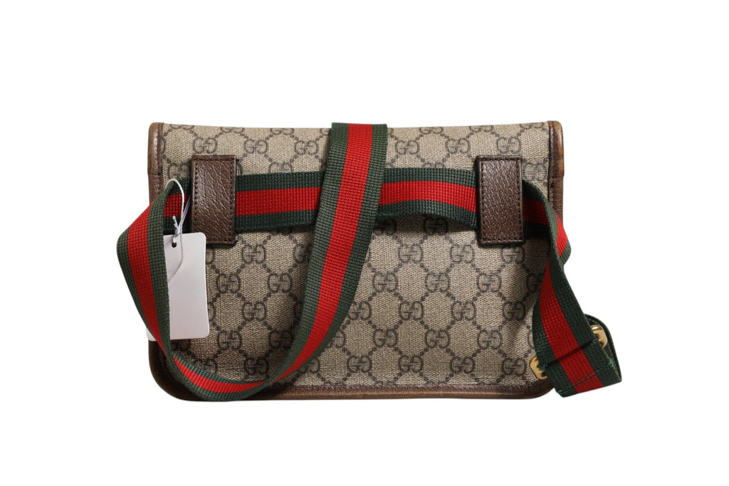 Gucci Supreme Neo Vintage Web Belt Crossbody Women's Bag (Pre-Loved)