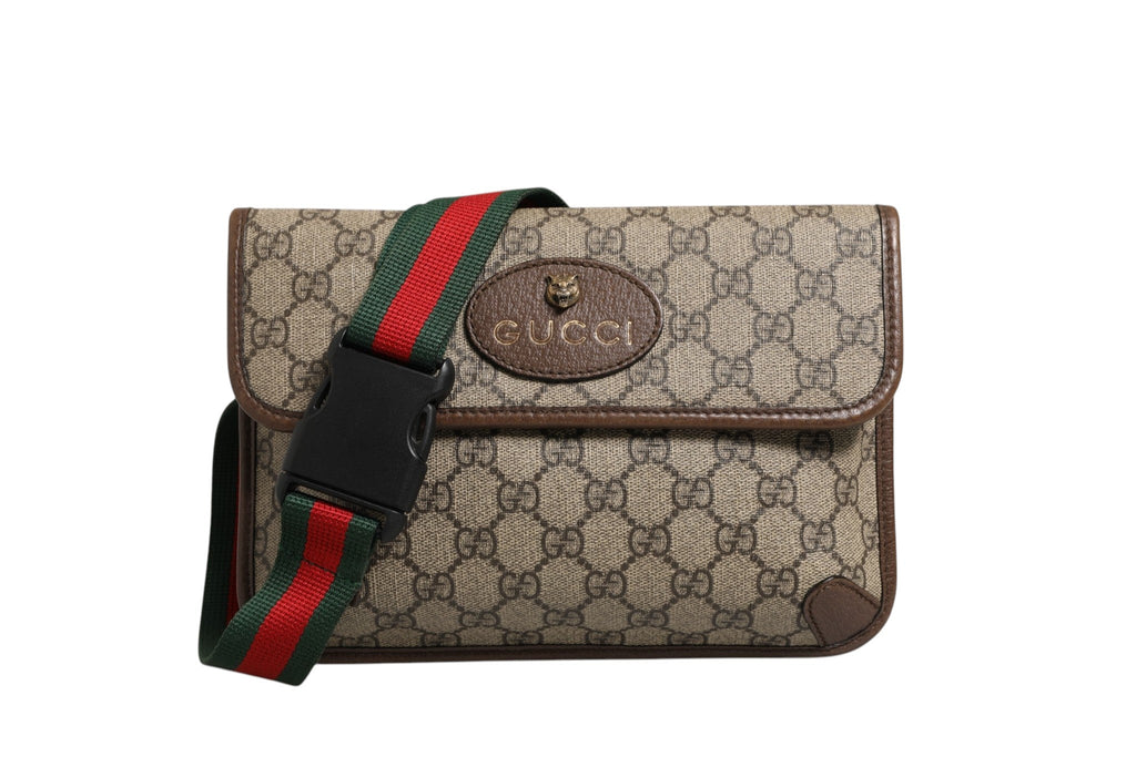 Gucci Supreme Canvas Belt Women's Bag (Pre-Loved)