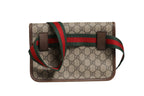 Gucci Supreme Monogram Neo Vintage Web Belt Bag Women's Brown (Pre-Loved)