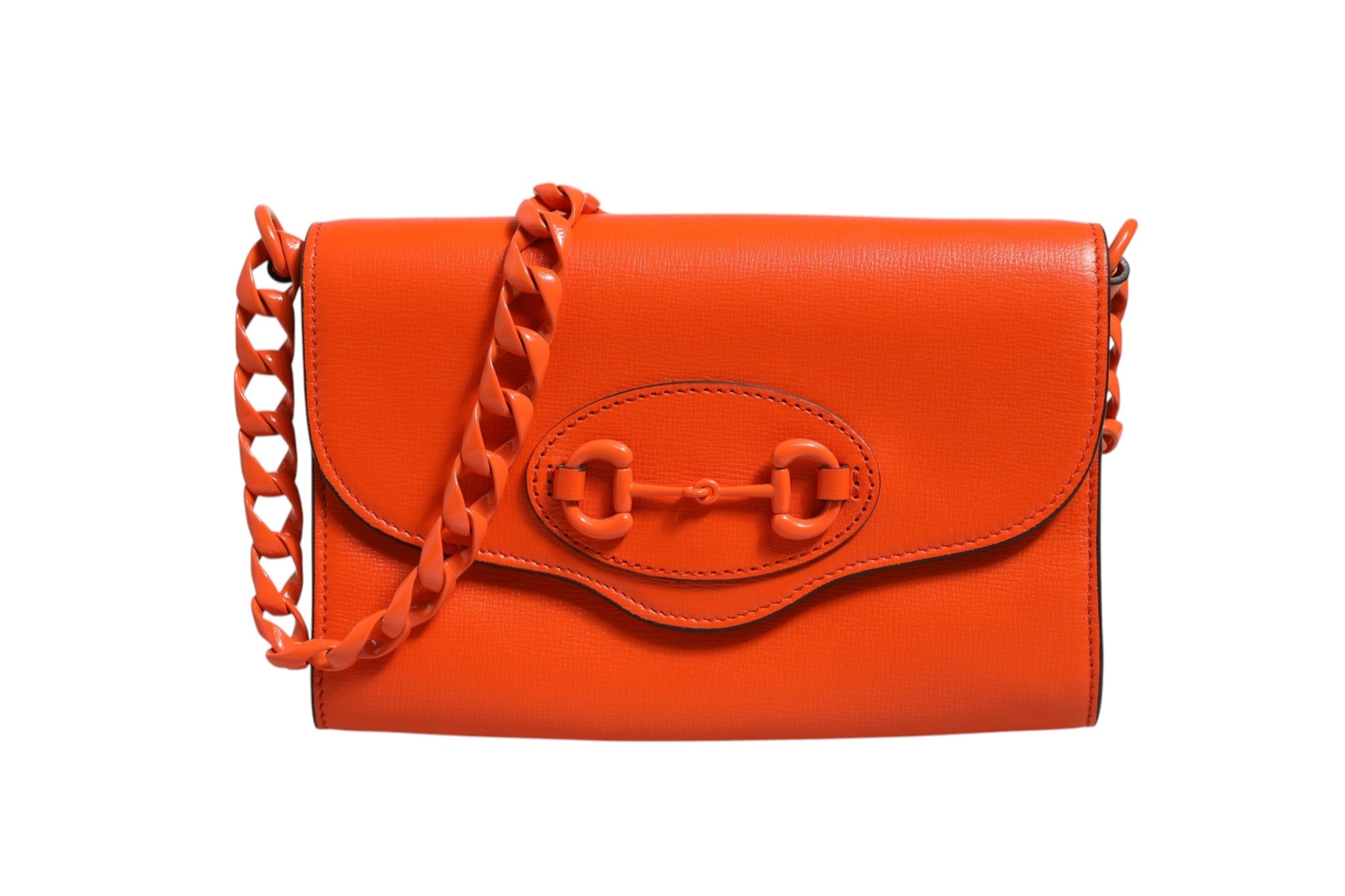 Gucci Horsebit 1955 Enamel Mini Shoulder Women's Bag (Pre-Loved)
