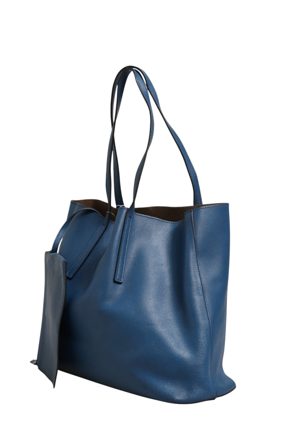 Fendi Leather Navy Blue Shopping Women's Tote (Pre-Loved)