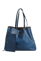 Fendi Leather Navy Blue Shopping Women's Tote (Pre-Loved)