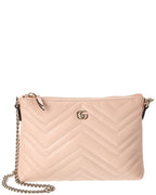 Gucci Gg Marmont Leather Pochette